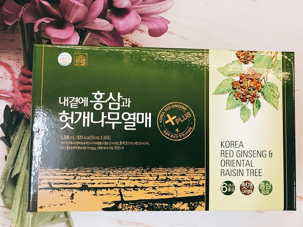 Nước Bổ Gan Hồng Sâm Korea Red Ginseng & Oriental Raisin Tree