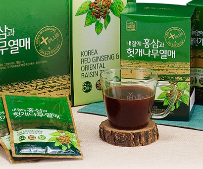 Nước Bổ Gan Hồng Sâm Korea Red Ginseng & Oriental Raisin Tree