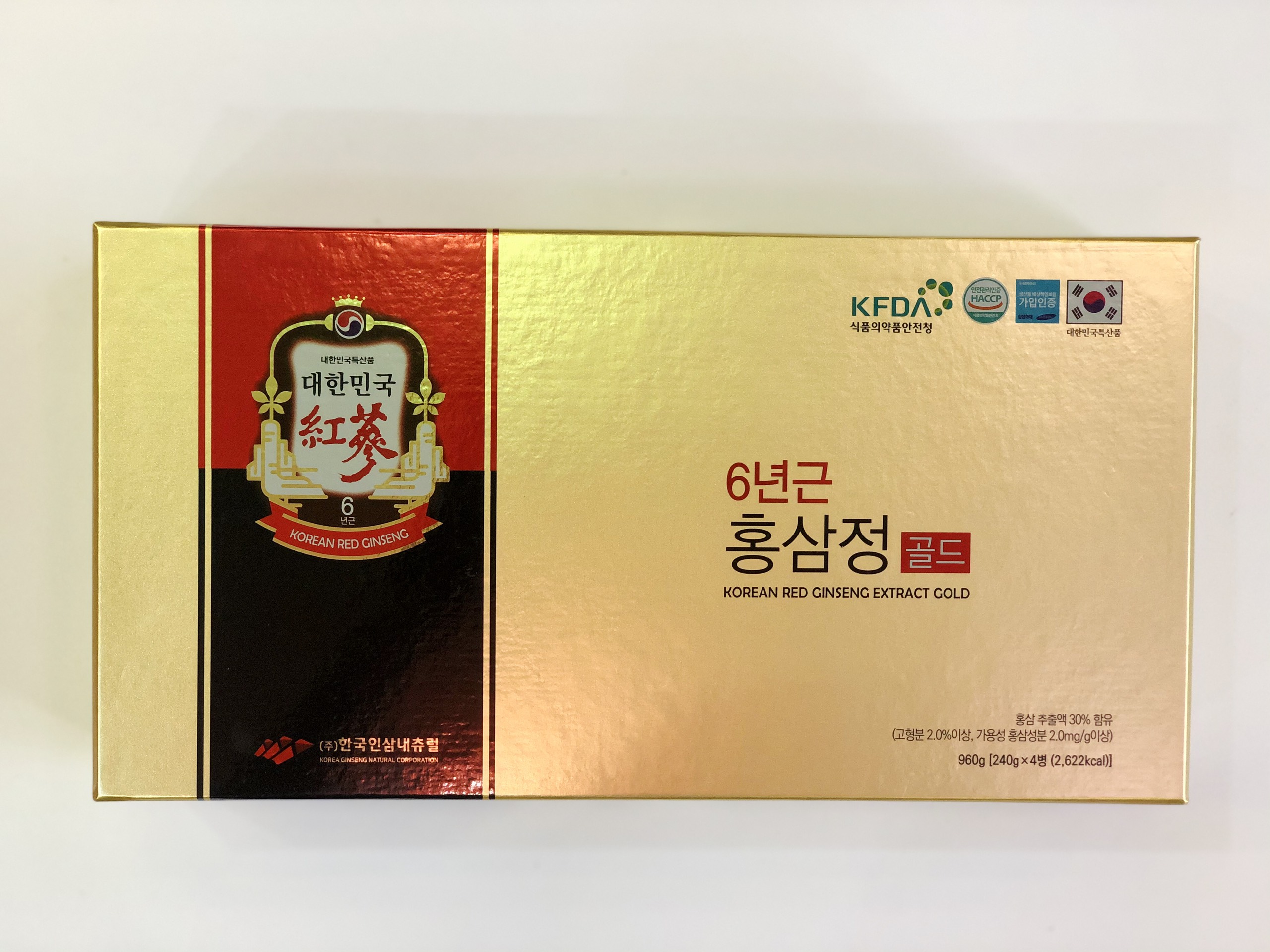 Cao hồng sâm Red Ginseng Extract Gold 4 lọ - Nutri