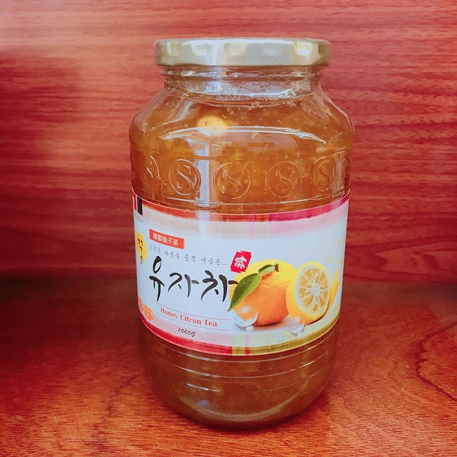 Chanh Đào Ngâm Mật Ong rừng Hàn Quốc lọ 1kg